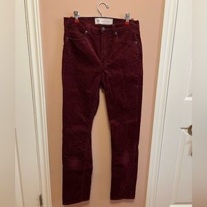 Corduroy jeans